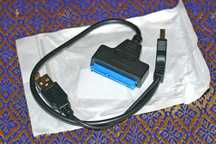 Адаптер SATA to USB з додатковим живленням: зовнішній жорсткий диск
