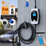 Зарядна станція Feyree 7KW 32A, Type2, GB/T - Portable & Wallbox WI-FI