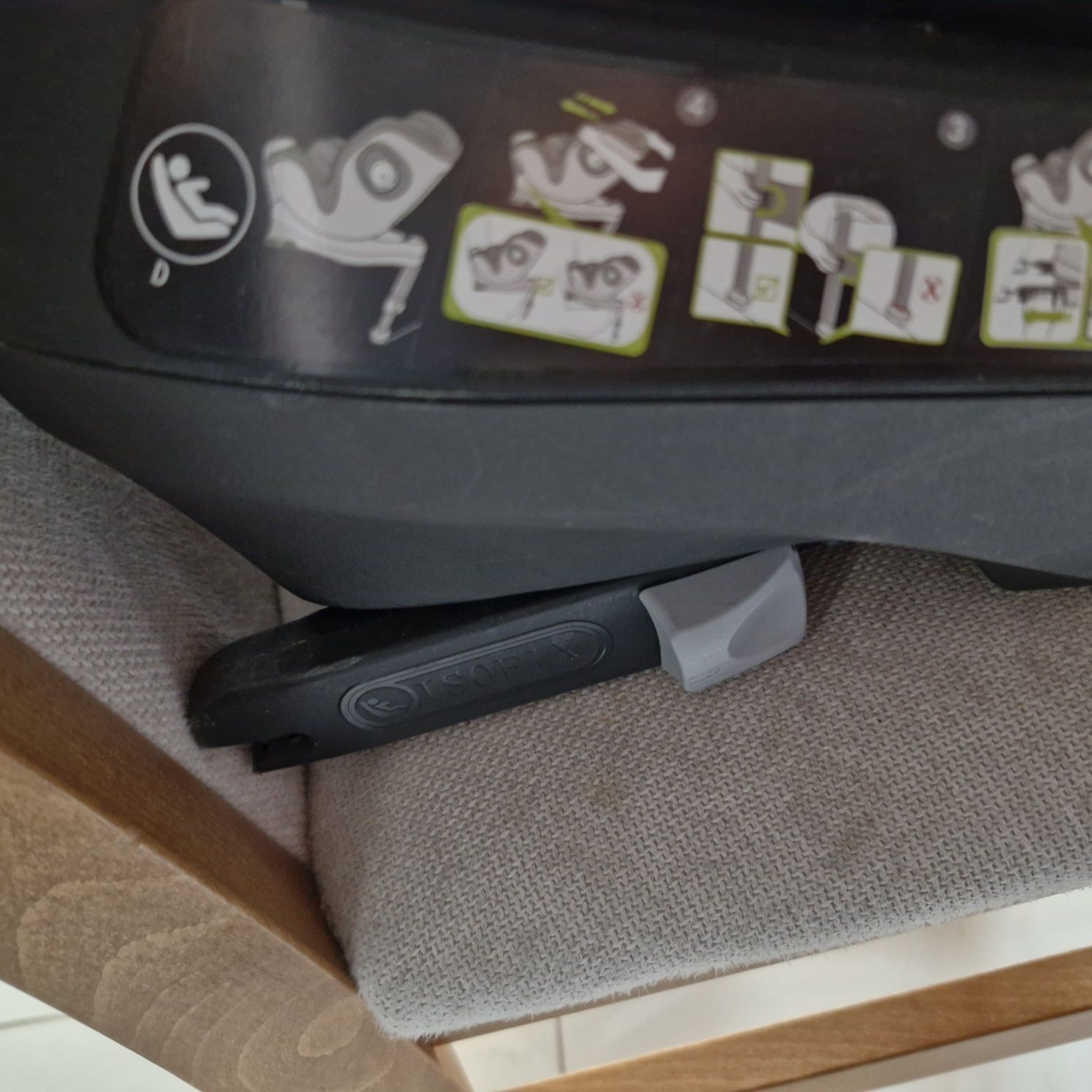 Fotelik samochodowy 0-20kg, izopa sip+ 360 stopni isofix