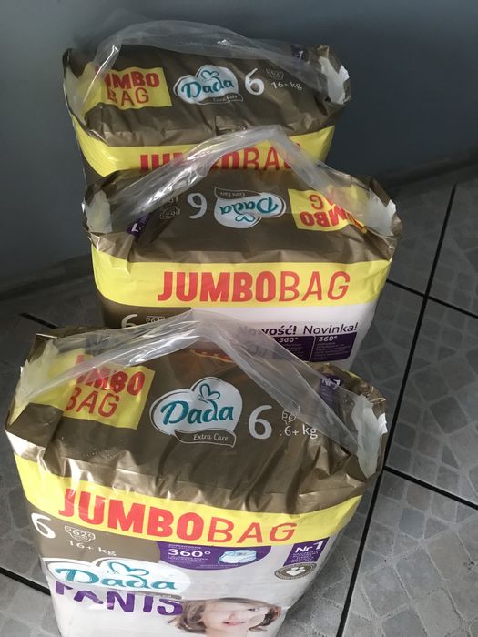 Duuuże Jumbo Pantsy Dada rozmiar 6,szybka wysyłka!
