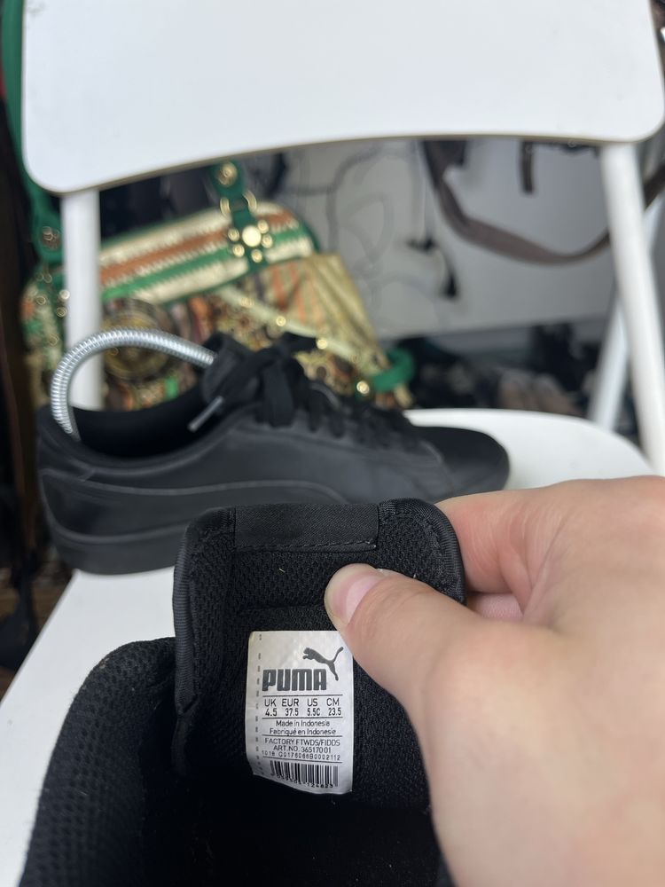 Buty Puma Smash V2 Leather Black Shoes