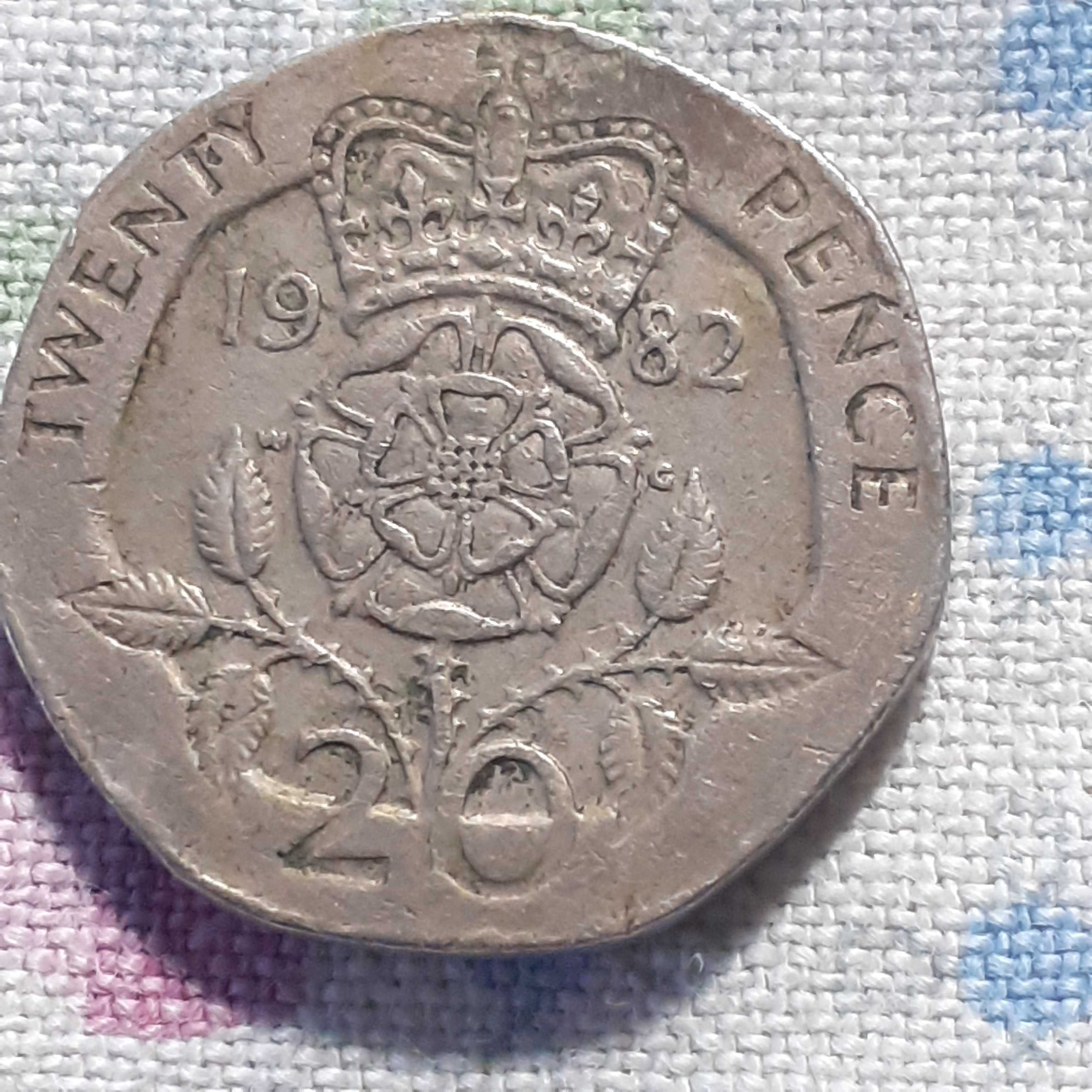 20 pence 1982 rarytas