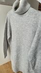 Sweter z golfem jasny wiosenny długi mango xs s M