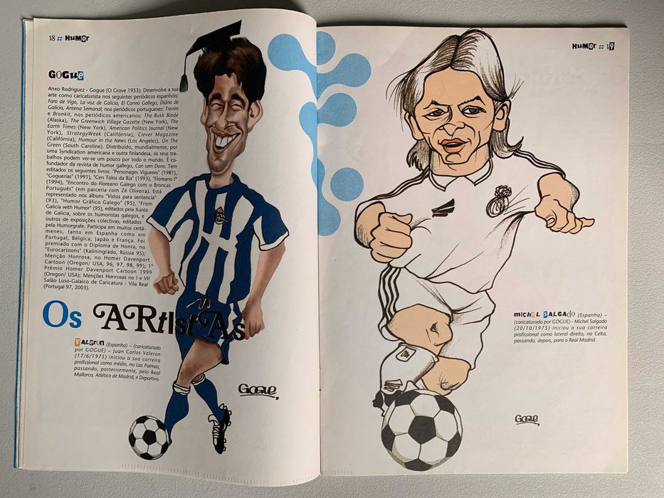 Rir Faz Bem: Caricaturas do Futebol Europeu