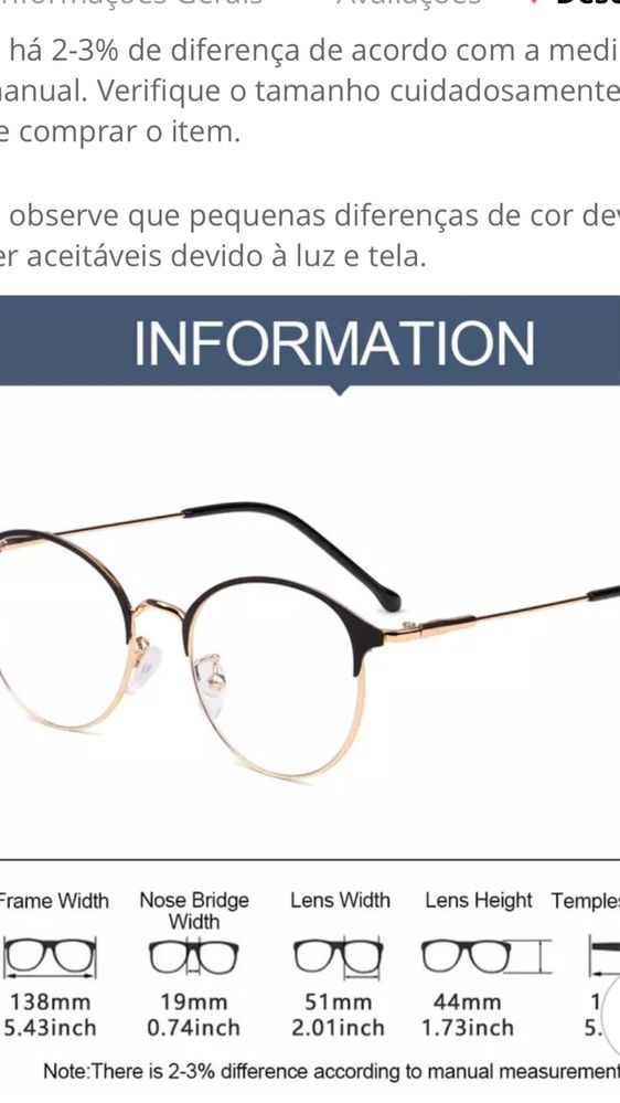 Oculos para leitura e computador