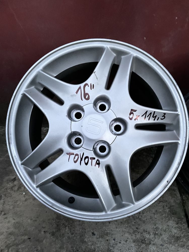 Felgi alufelgi 16” 5x114,3 Toyota Verso Corolla Auris Avensis Rav-4
