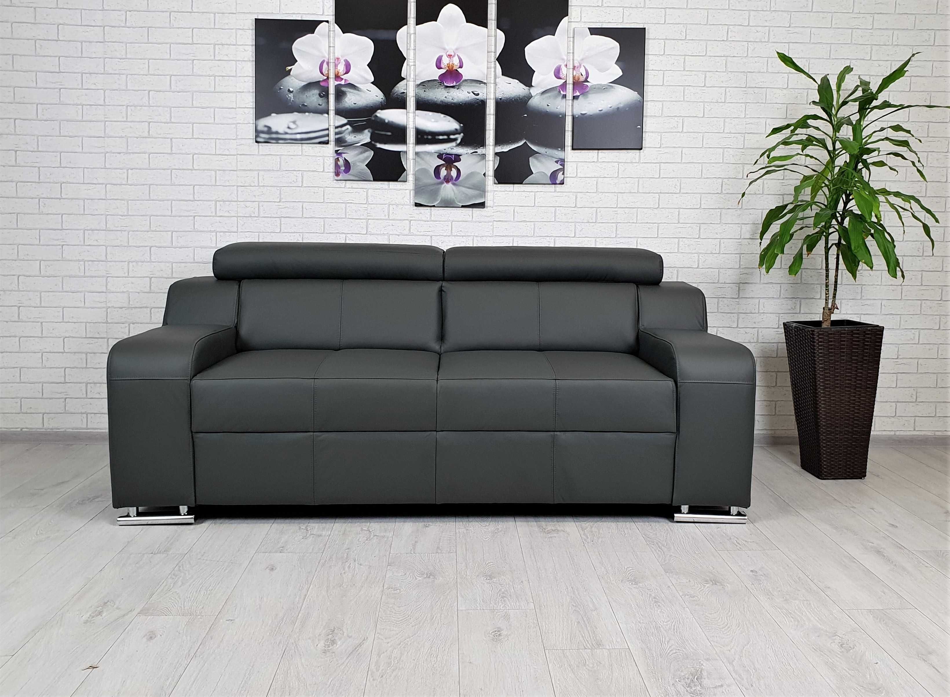 Sofa 172cm skóra naturalna 100% sofa wersalka skórzana