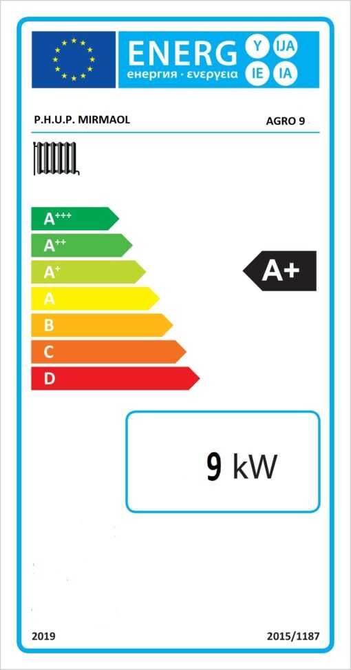 Kocioł zgazowujący piec na drewno 5 klasa ecodesign 9kW