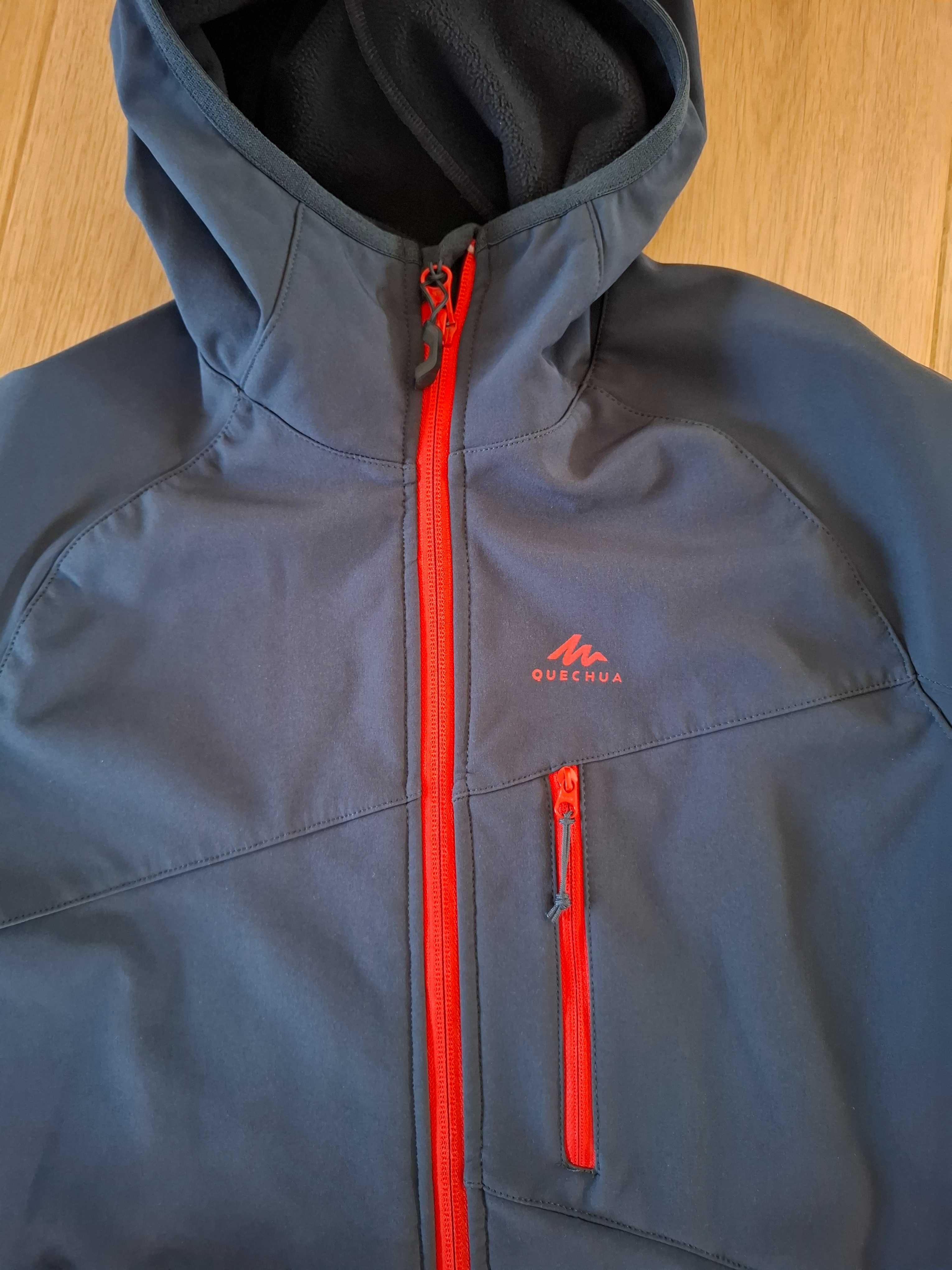 Kurtka chłopięca typu softshell, quechua, 12-13 lat, rozmiar 151-160
