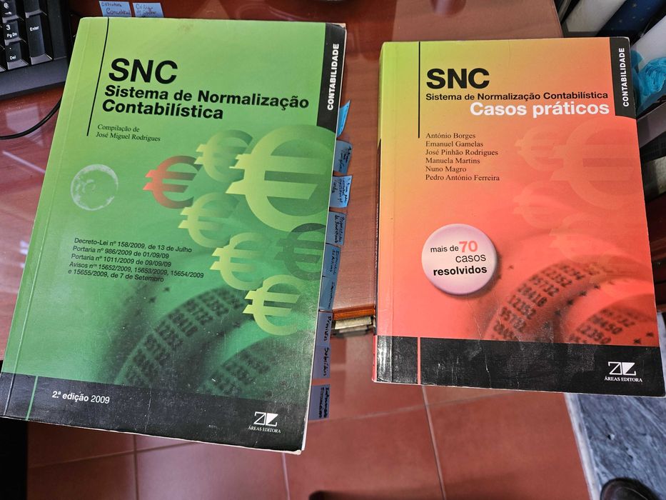 Contabilidade (SNC) - 2 livros em separado ou conjunto