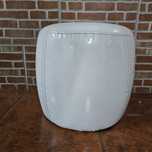 Banqueta tipo puf branca