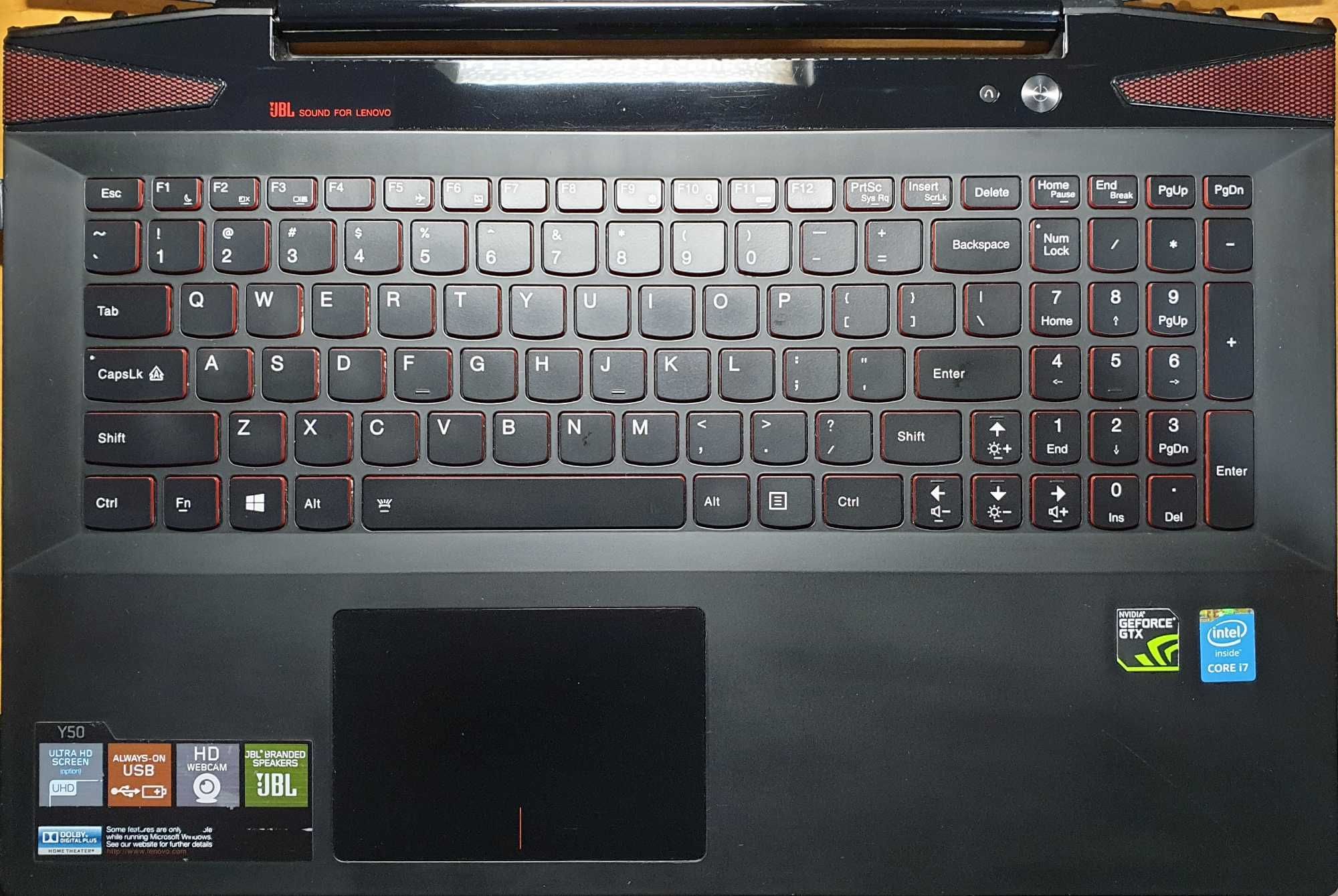 Lenovo Y50-70, i7 4 gen. GTX 860m nowy SSD Crucial MX500 1TB 16 GB RAM