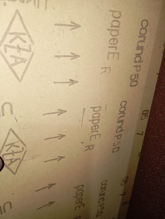 Наждачна бумага Р50. Рулон 24м*1,4м.