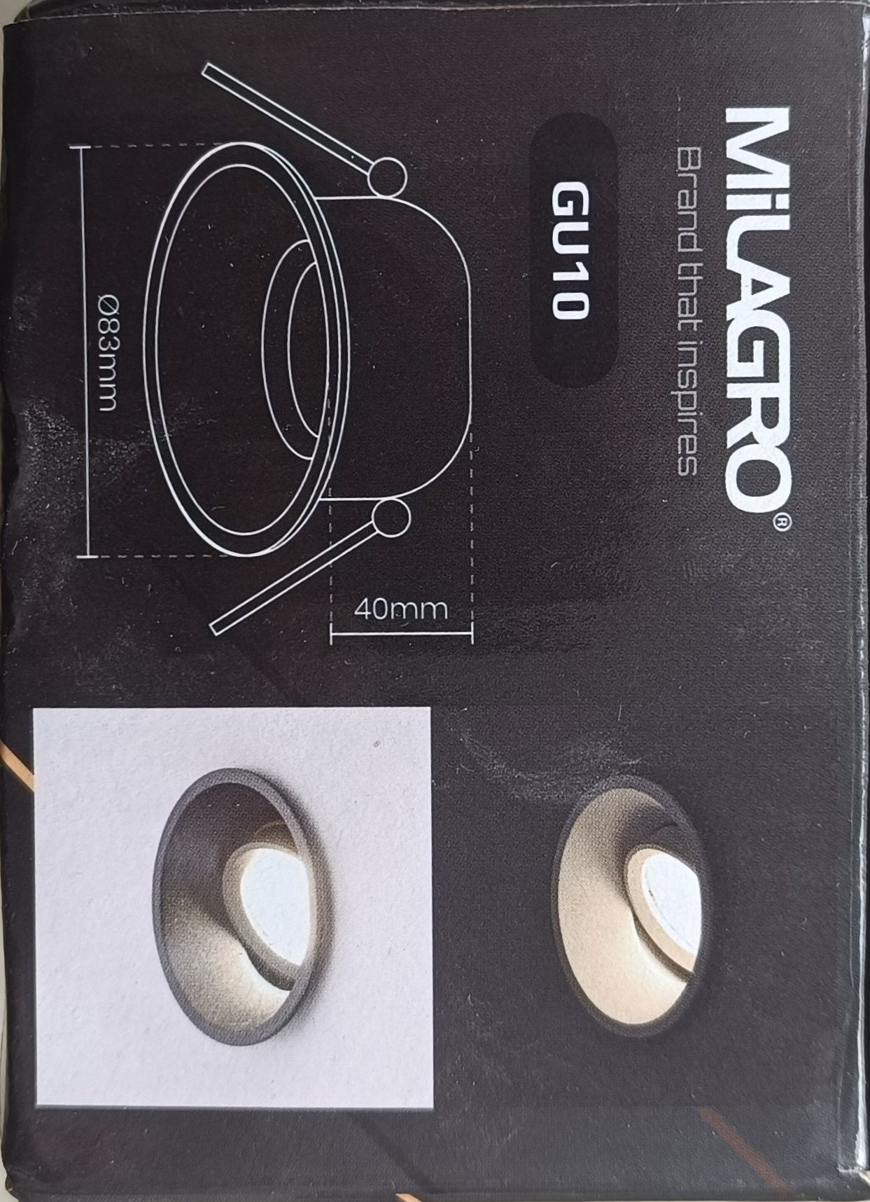 Oprawa sufitowa ozdobna MILAGRO Black MLOS7240
