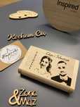 *Drewniany pendrive z grawerem GRATIS! Ślub/Wesele/Komunia/Chrzest*
