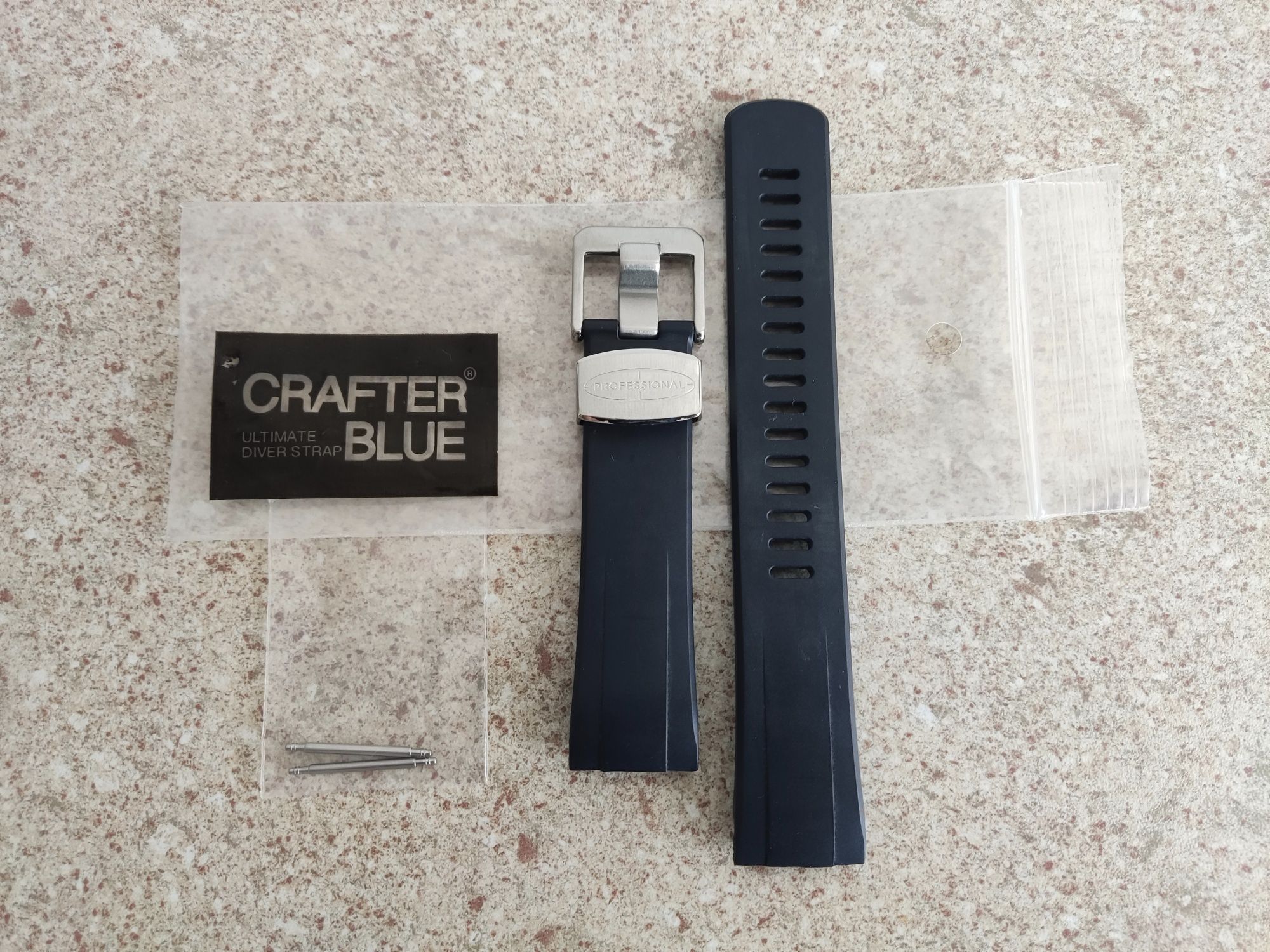 Pasek Crafter Blue do Seiko Turtle (CB08) Navy Blue