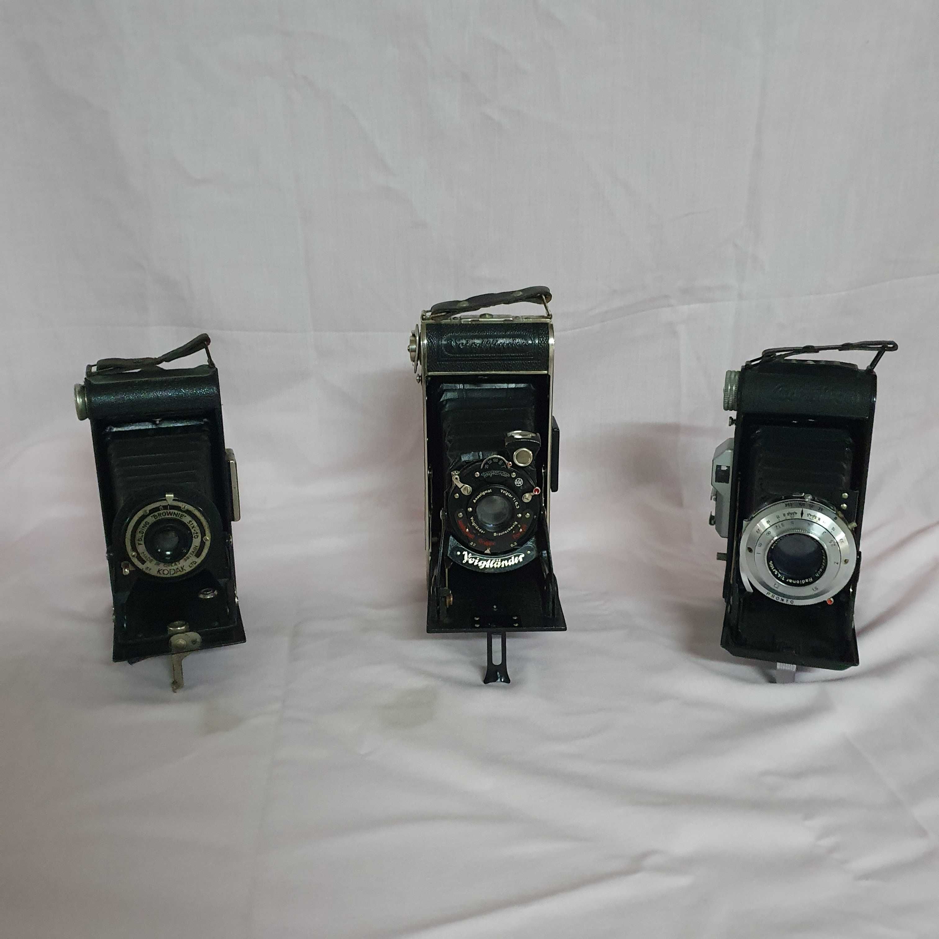 Máquinas fotográficas de colecção, antigas,usadas, analógicas.