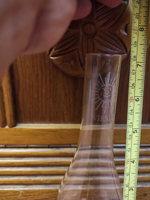 Klosz lampy naftowej 18 cm. Kominek Wiener do lampki