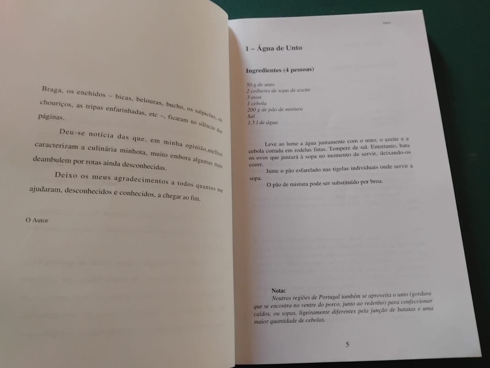 4 Livros “À Mesa”