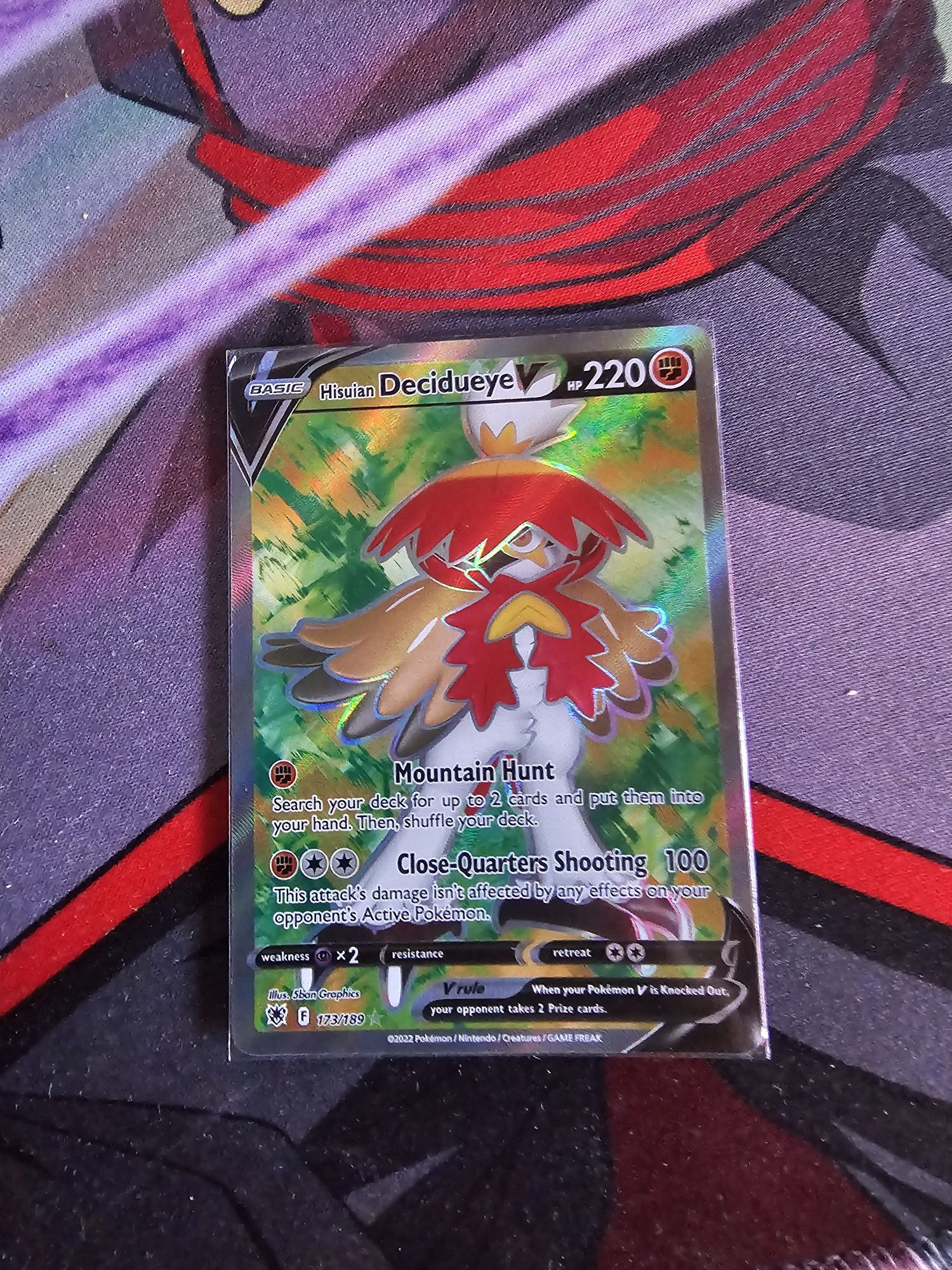 Carta Hissuian Decidueye V Full Art