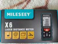 лазерна рулетка, далекомір, дальномір, кутомір Mileseey X6 до 100м