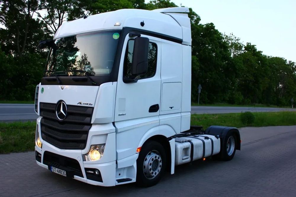 Mercedes-Benz ACTROS-MP4-1843-430KM-BIG-SPACE-AUTOMAT-EURO 6  ACTROS PM4 1843 BIG SPACE Salon PL I Właściciel ASO Ładny FV23%