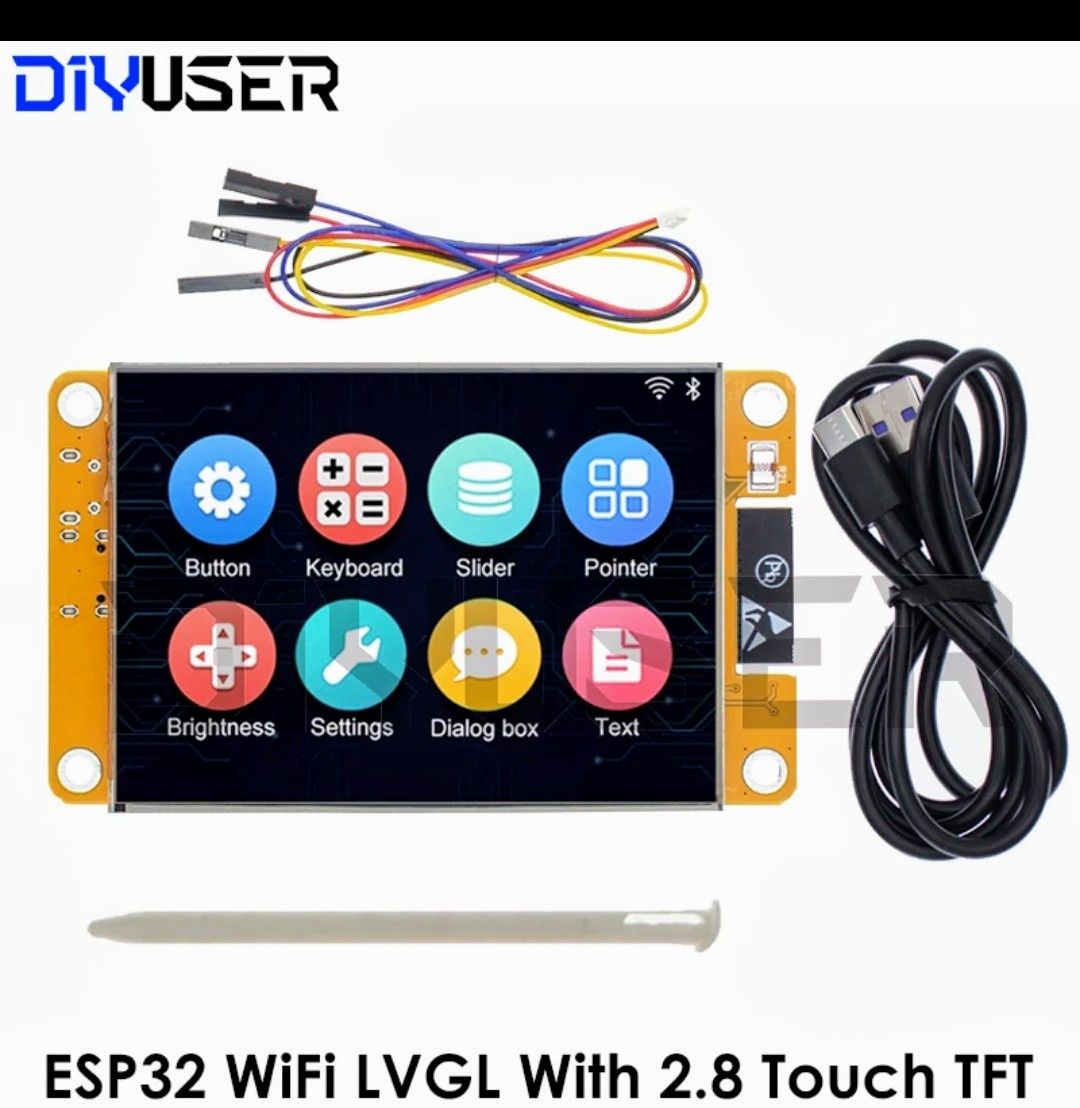 Płyta ESP32  Andruino LVGL WiFi rozbudowana o funkcje Bluetooth.