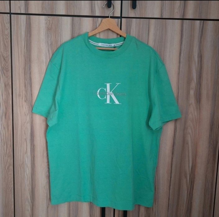 Monologo Tee unisex Koszulka, marki Calvin Klein Jeans, roz L