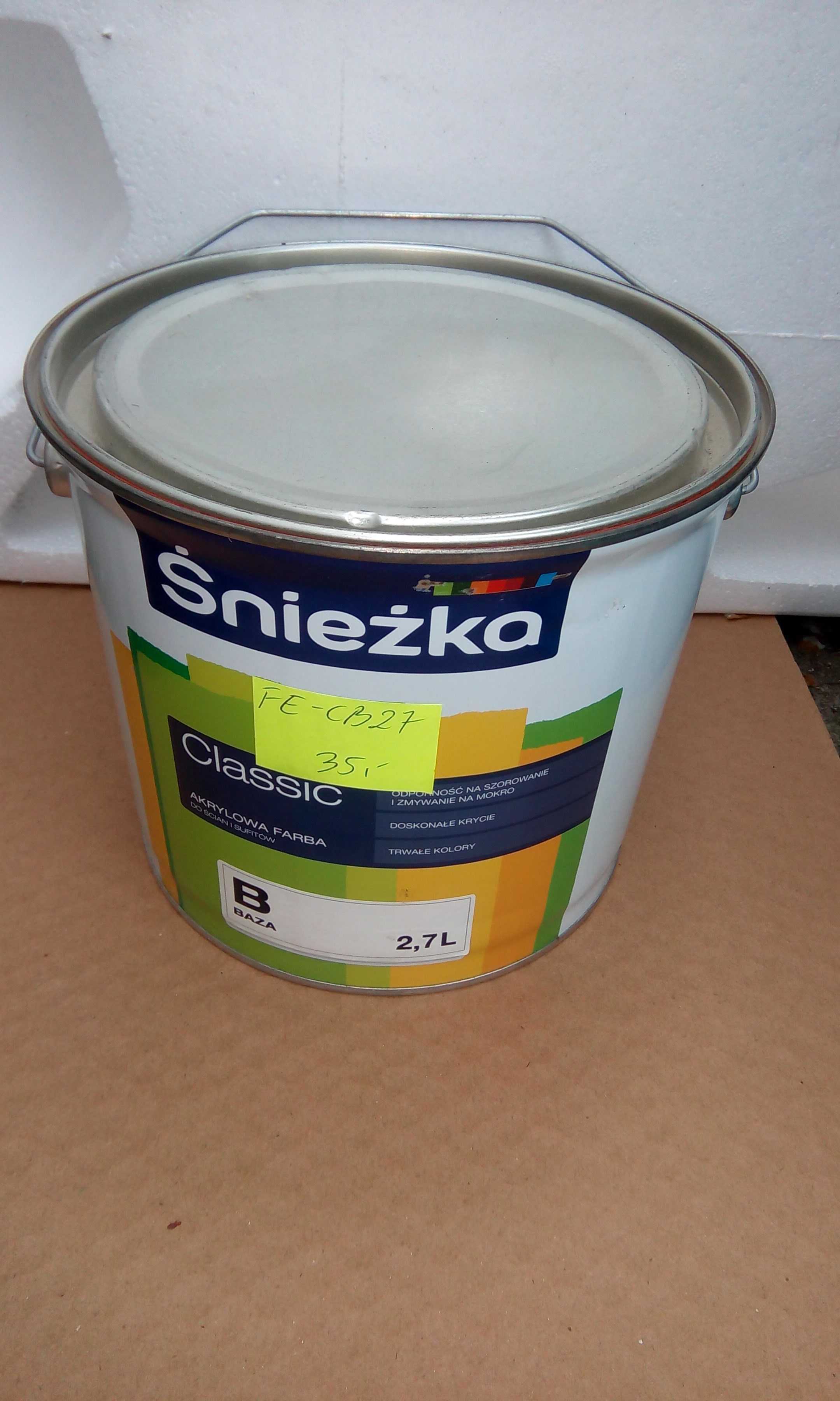 farba akrylowa śnieżka