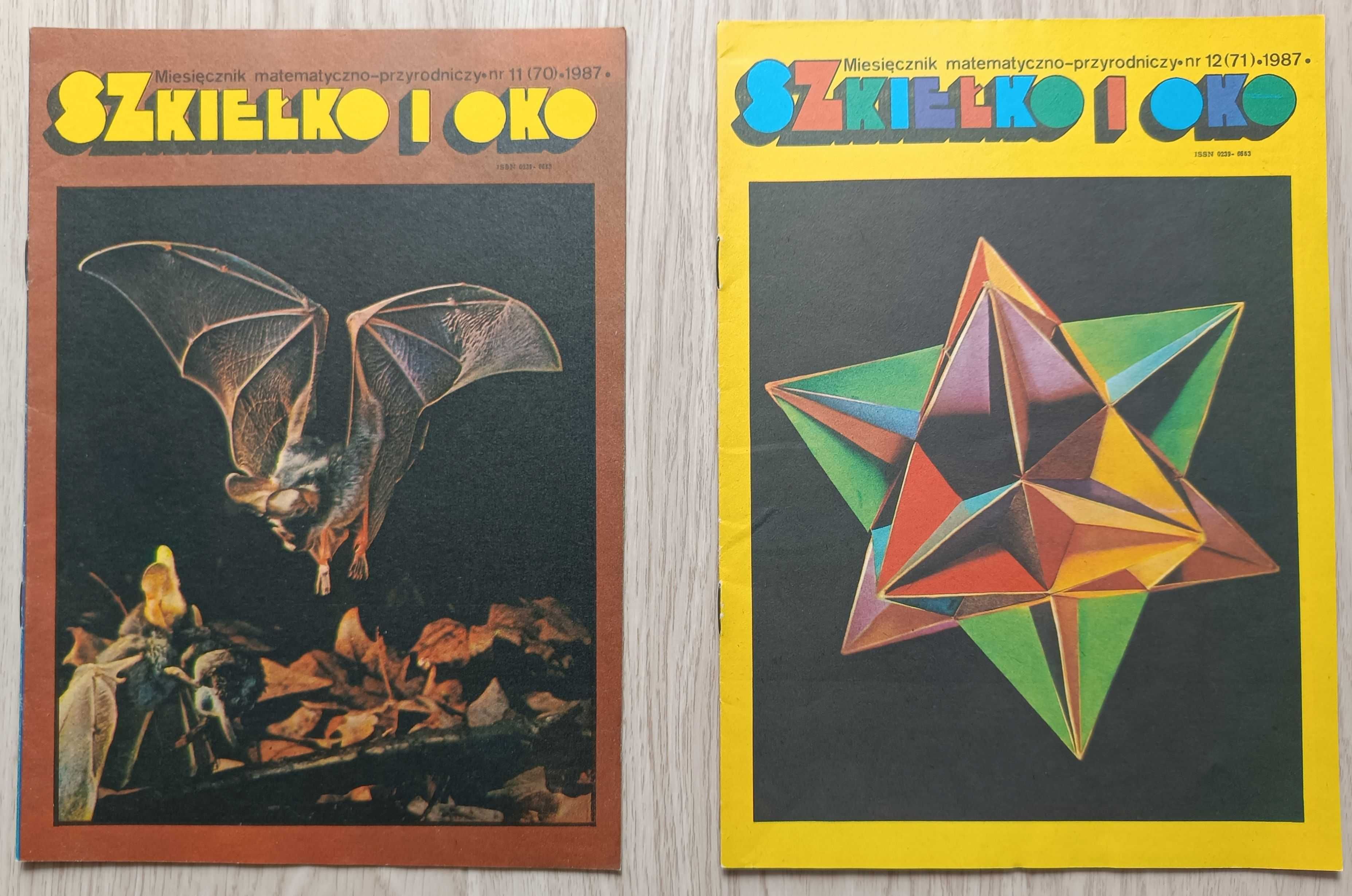 Czasopismo naukowe dla dzieci "Szkiełko i Oko" rocznik 1987