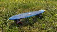Deskorolka typu fishka, fish skateboard, kolor niebieski