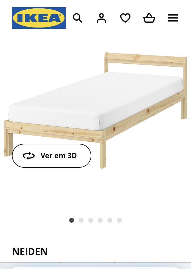 2 x1 camas individuales IKEA