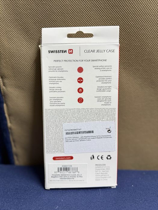Capa SWISSTEN iPhone 16 Pro Jelly MagStick