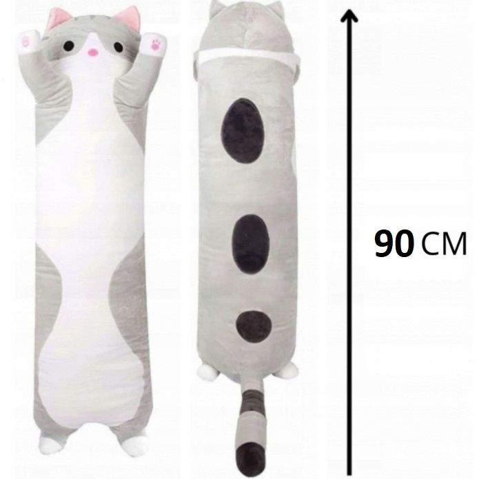 Pluszak Maskotka Dlugi Kot Pluszaki Duzy Xxl 90cm - Idealny Prezent