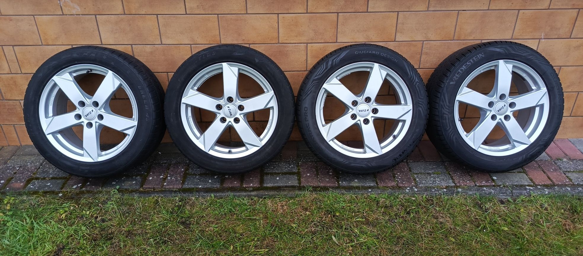 Alufelgi 17" 5x112 Audi Vw Skoda opony zimowe