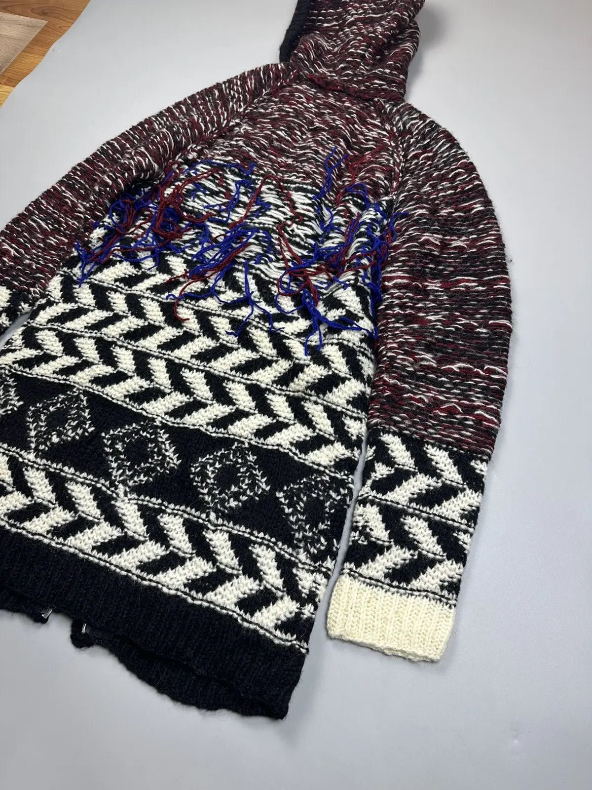 Isabel Marant X H&M шерстяной вязаный длинный кардиган Medium
