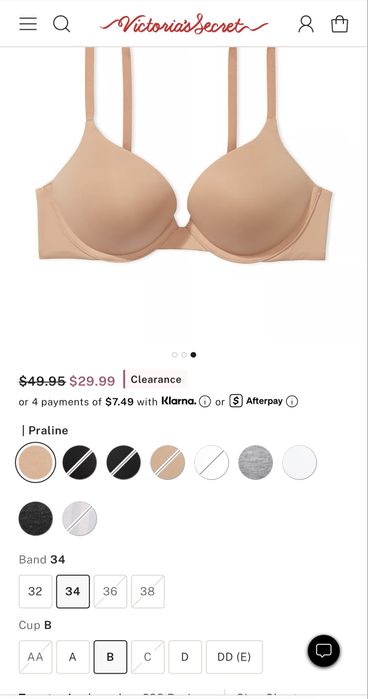 Бюстгальтер victoria's secret Bombshell Push-Up Bra 34B