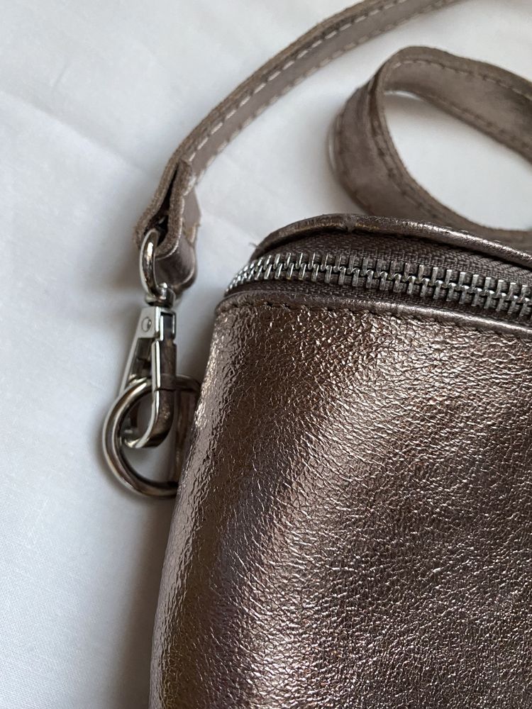Шкіряна сумка крос-боді/ бананка Borse in pele Genuine leather