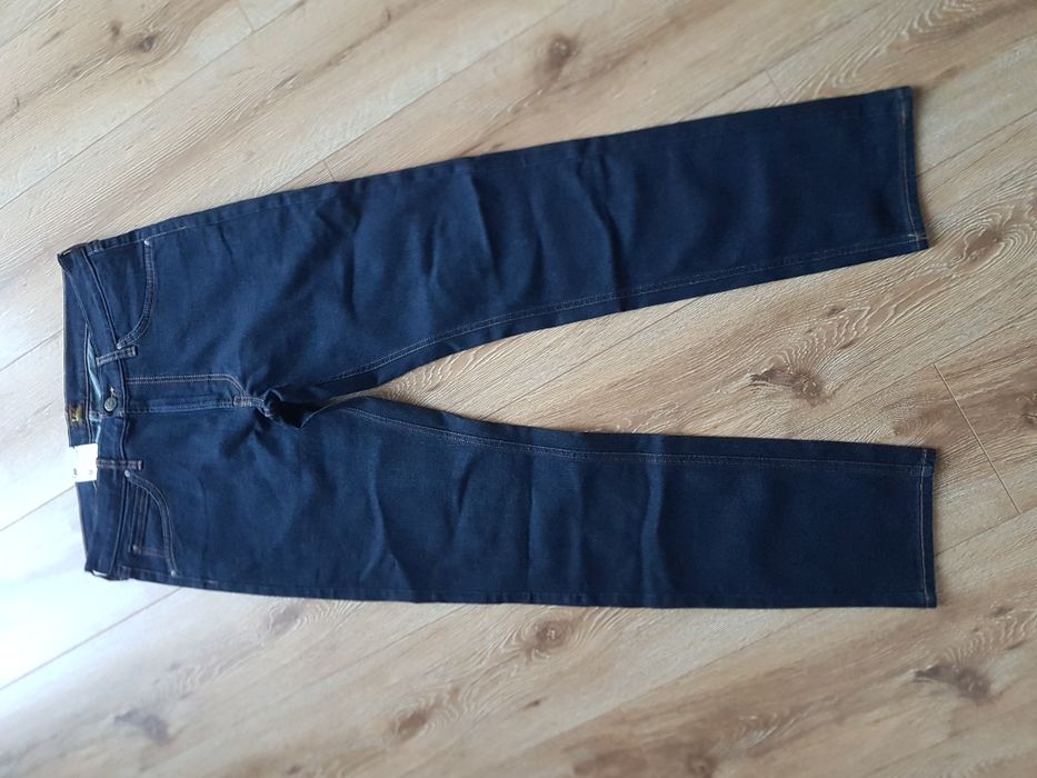 W33 L32 L Lee Daren rinse blue regular straight spodnie jeansy męskie