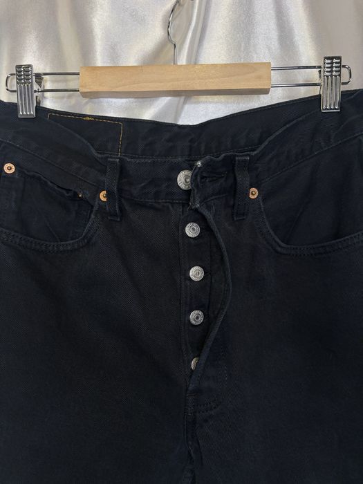 vintage Levi’s 501 dzinsy czarne klasyczne proste levisy casual denim