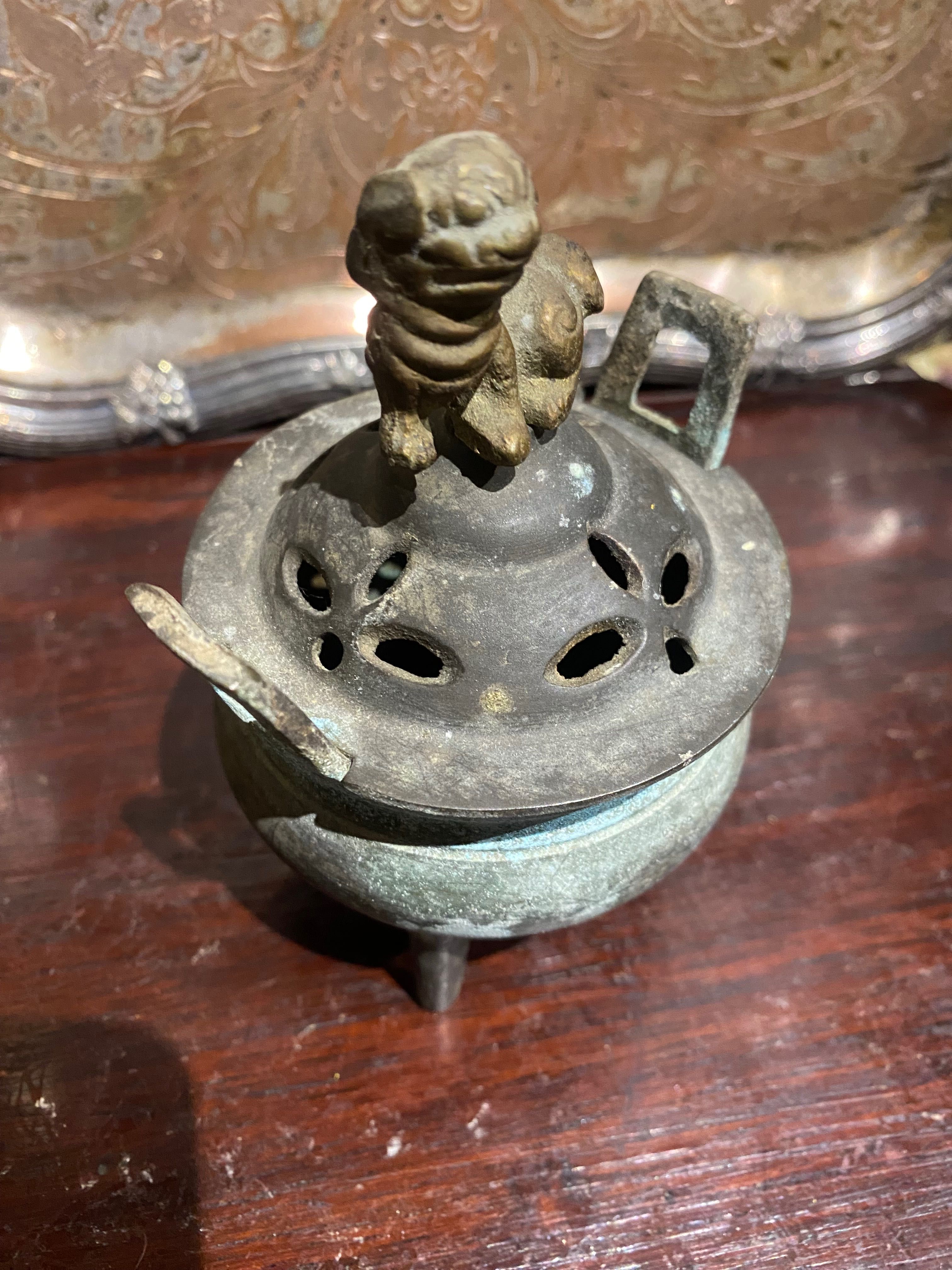 Perfumador Bronze Séc XIX 12,5 cm