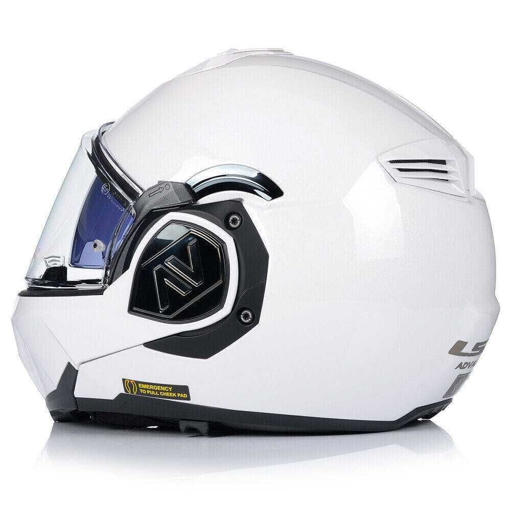 Nowy Kask LS2 FF906 ADVANT WHITE L Szczękowy ADV BIAŁY Połysk ECE06