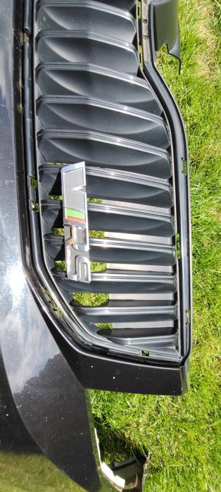 zderzak poszycie zderzaka skoda octavia 3 rs 2015 black magic pearl