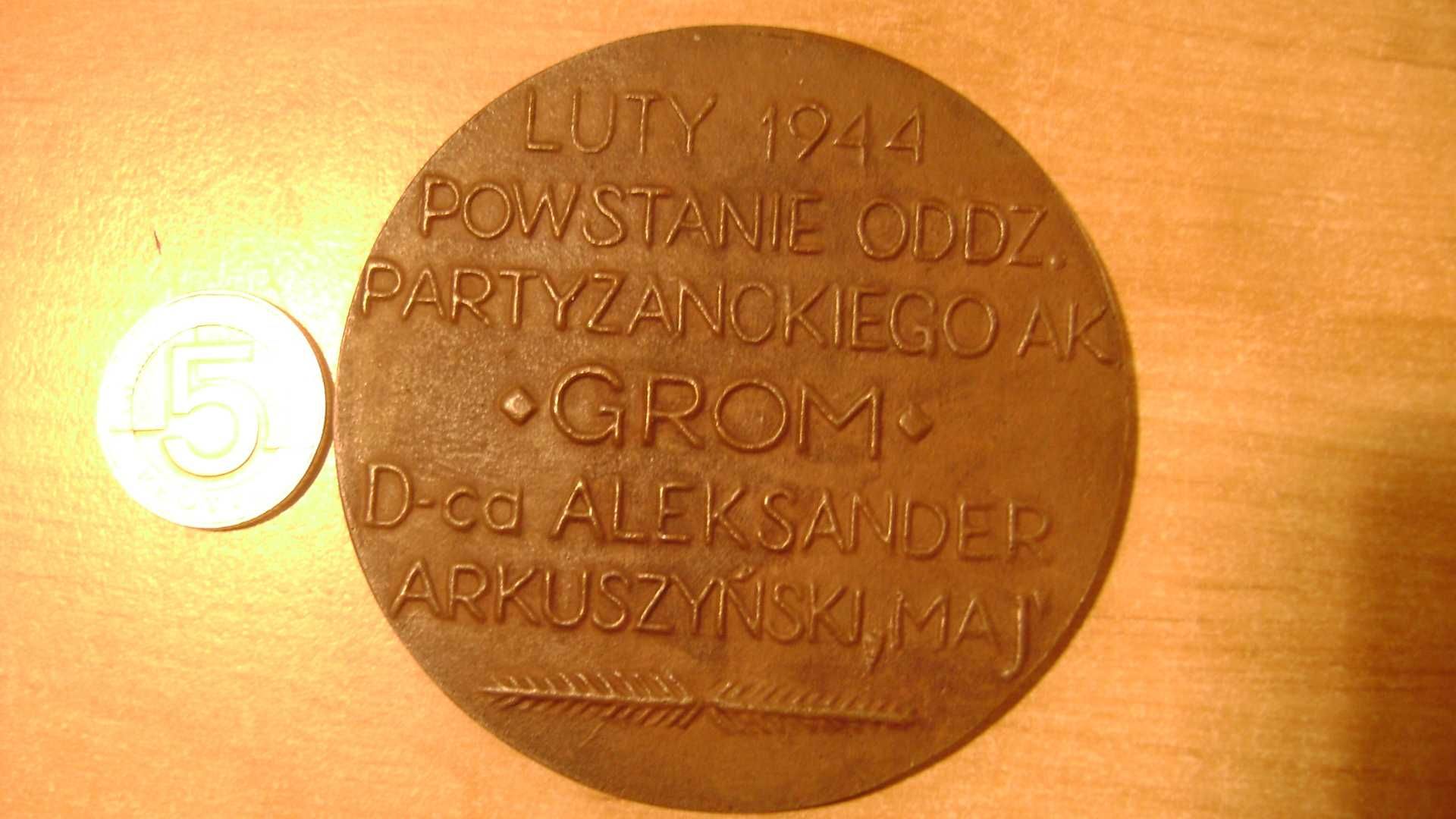 Starocie z PRL - Militaria = Medal AK Luty 1944 oryginalny UNIKAT