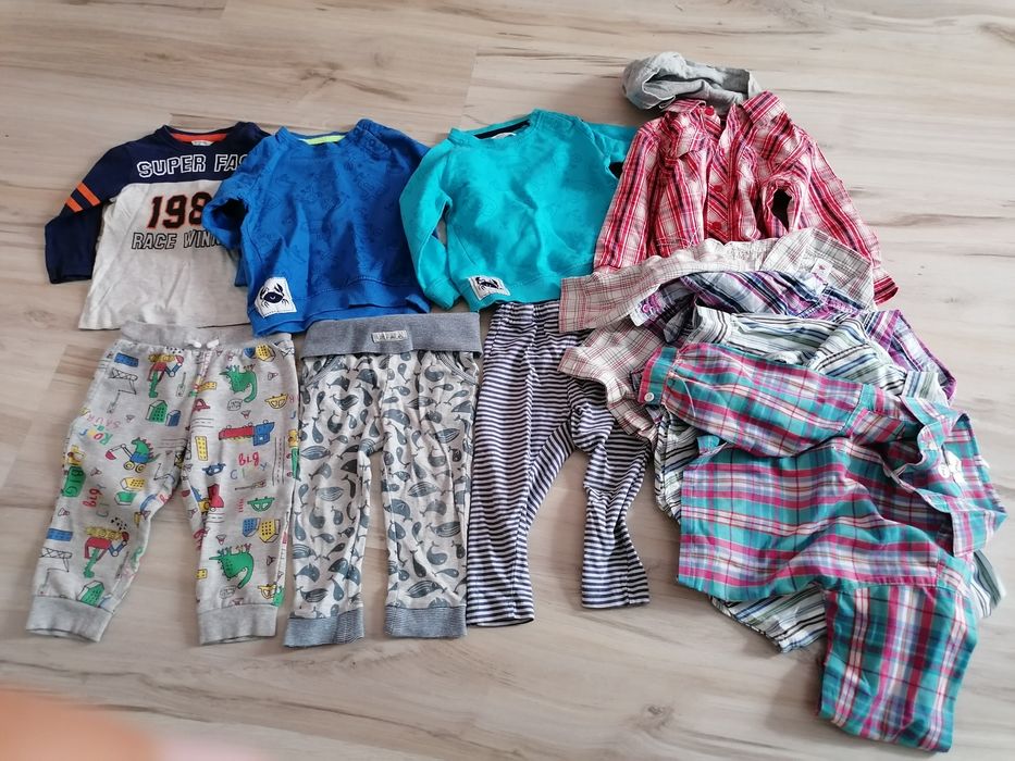 Paka chłopięcych ubrań r 80
