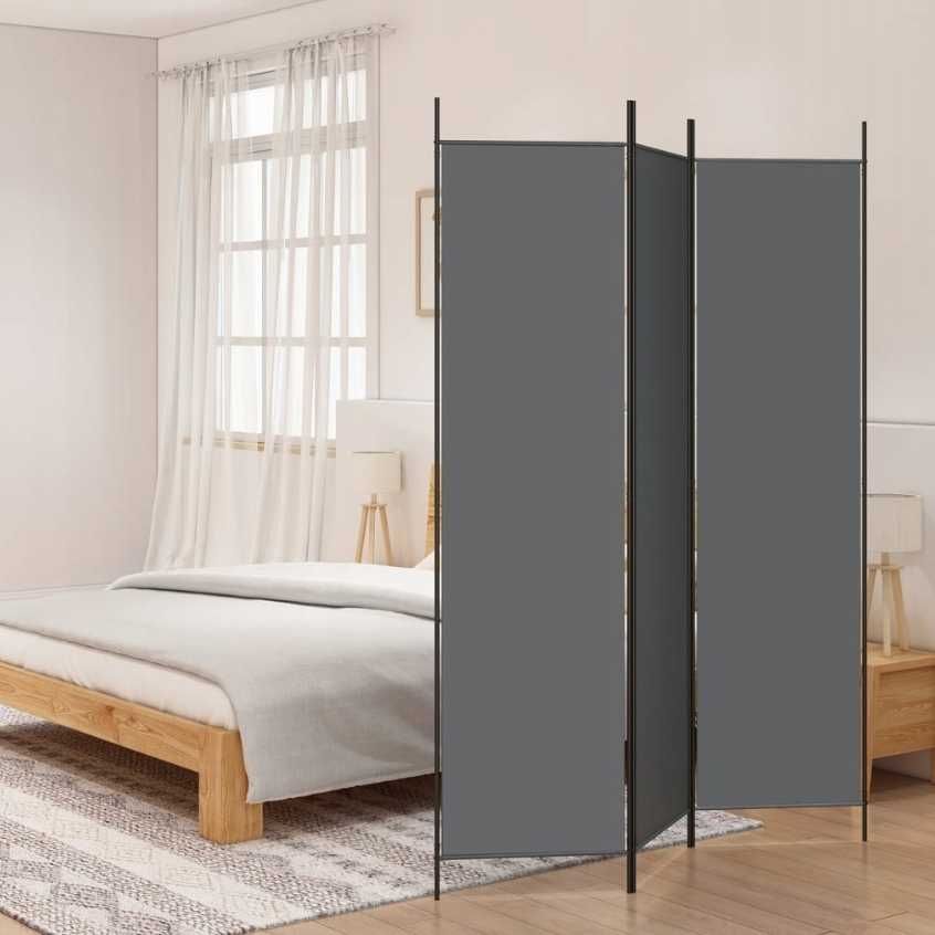 Parawan pokojowy dekoracyjny antracyt ścianka 150cm x 200cm. przegroda