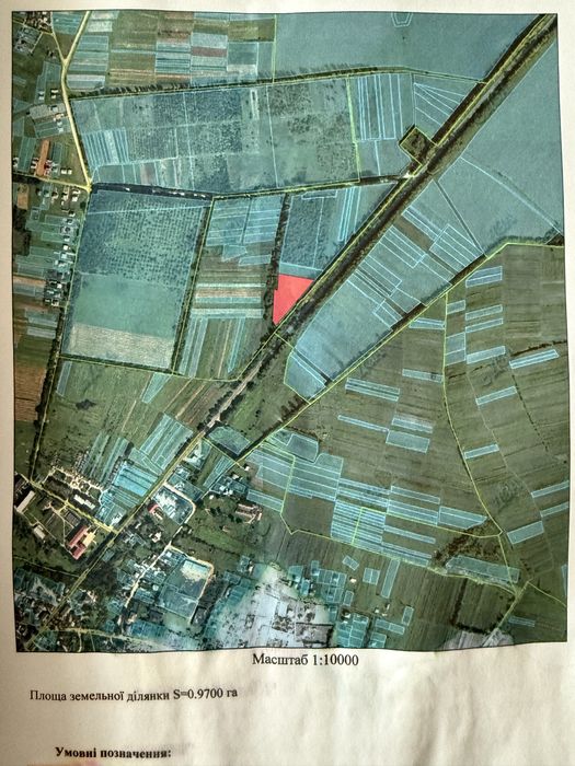 Продам земельну ділянку при в’їзді в м. Рудки (Самбірський район)