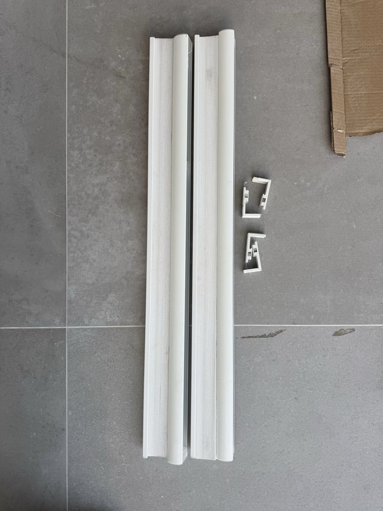 2x HOPPVALS Estore alveolar branco