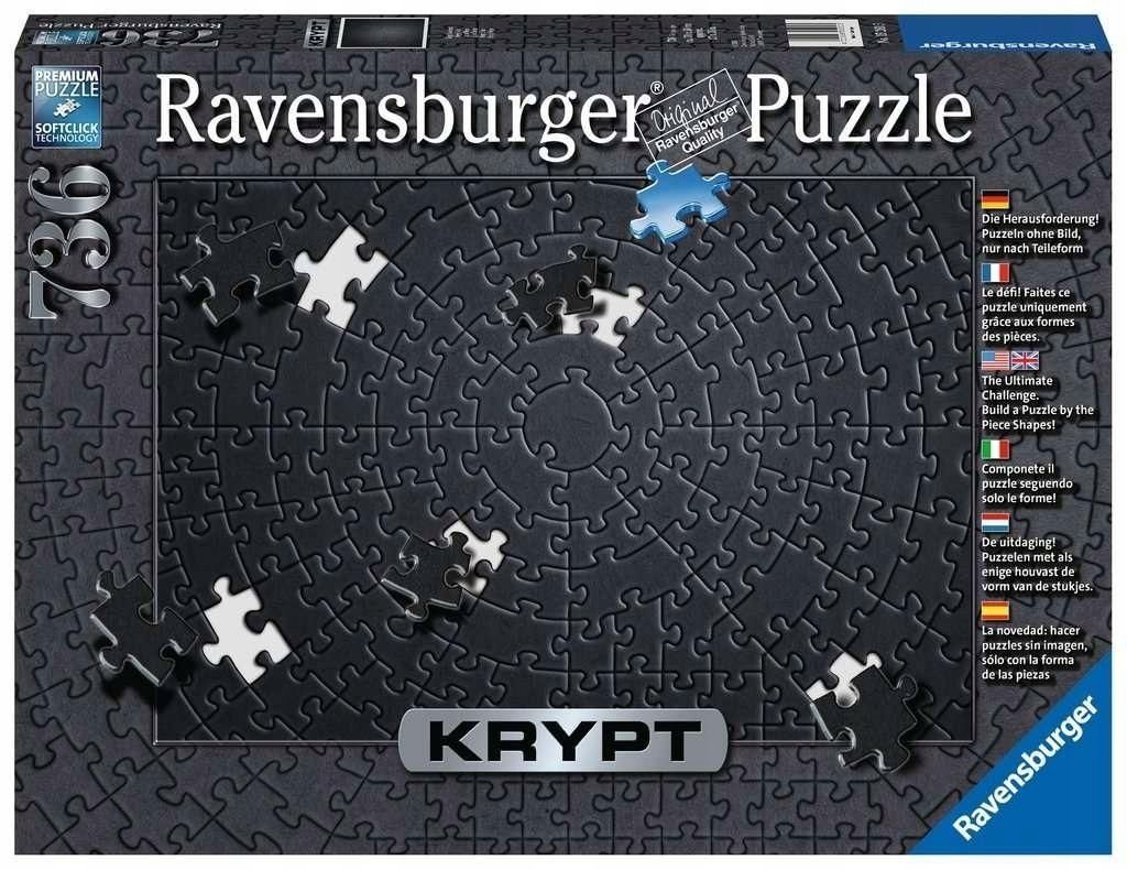 Puzzle 736 Krypt Czarne, Ravensburger