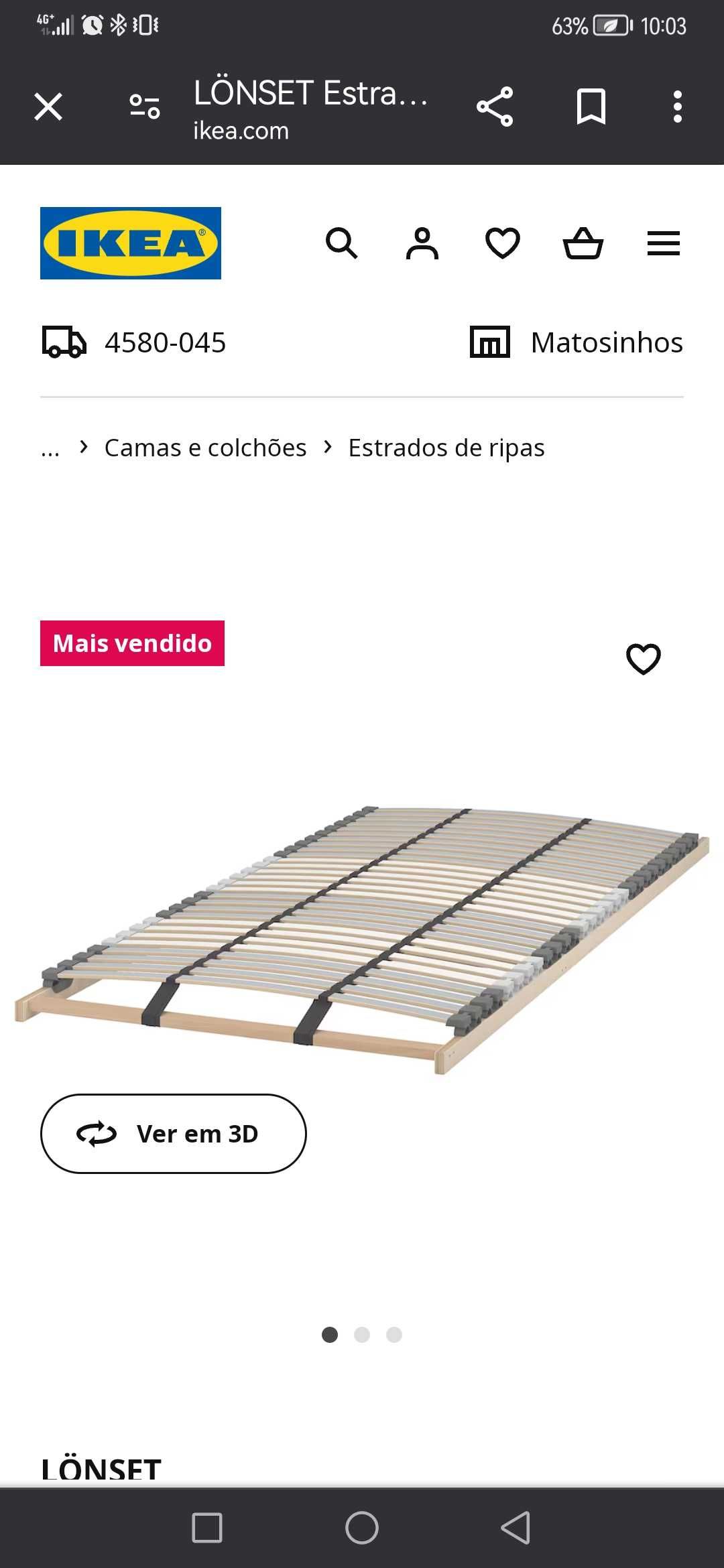 Cama de solteiro